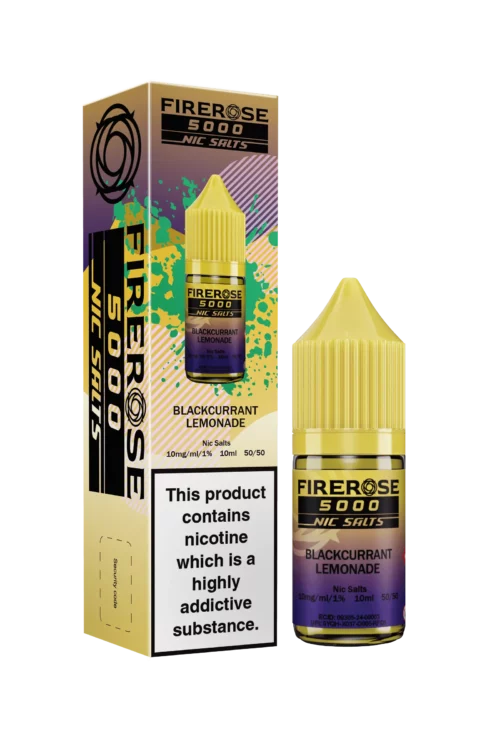 Firerose Nic Salt Blackcurrant Lemonade