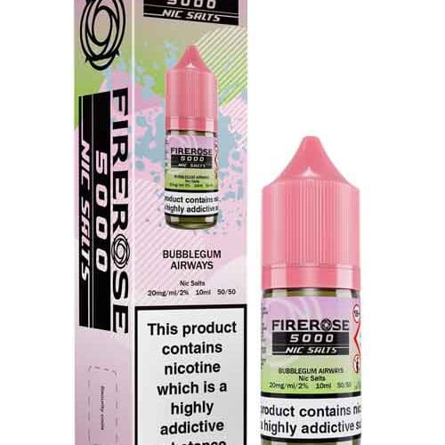 Firerose Nic Salt Bubblegum Airways
